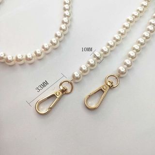 Bag Chain 10mm Pearl Chain Personalized Bag Chain All-Match Portable Shoulder