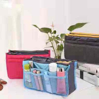 ▽Dual Bag In A Bag Organizer Travel Cosmetic Mesh Pouch jp041-4