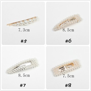 「Leterly」Japan and South Korea Pearl BB clip girl hairpin F1000 (4)