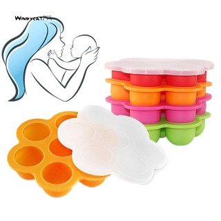 ▦[COD] windycat Silicone Weaning Baby Food Silicone Freezer Tray Storage Container BPA