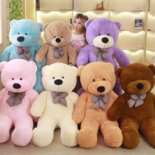 (60/80/100/120CM)Super Teddy bear plush doll stuffed toy bear ragdoll big hug bear pillow