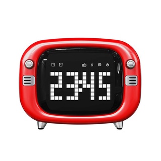 【Immediate Cash！】3DAround Bluetooth Wireless Portable Sony Ericsson（soaiy）s-86AIBluetooth Speaker Home Audio Subwoofer Mini Alarm Clock Outdoor Portable Card-Inserting Player Radio Red
