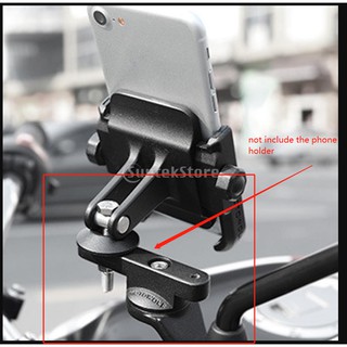 Motowolf Motorcycle Rearview Mirror Rotatable Extension Bracket(no phone holder) (1)