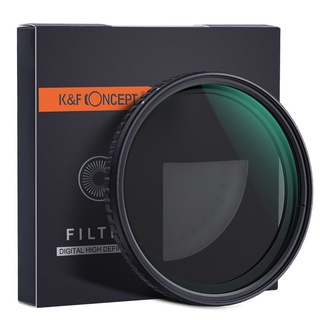 ﹊☾K&F ND2-32 Fader ND Filter Neutral Density Variable ND2 to ND32 5 Stop adjust No X cross 37mm/40.