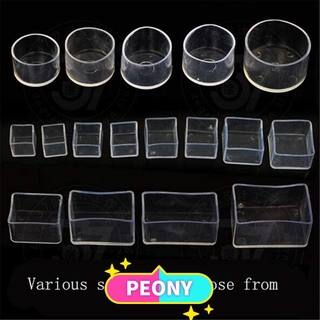 PEONY 4pcs/set Table Furniture Feet Socks Non-Slip Covers Chair Leg Caps New Floor Protectors Round Bottom Cups Silicone Pads