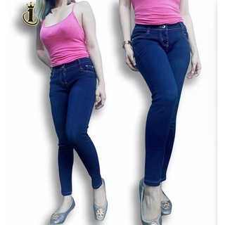 Hot sale Mid waist Jeans sofe Denim skinny stretchable Pants babae maong