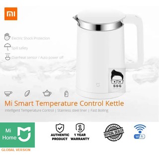Xiaomi Smart Electric Water Kettle 1.5L Mi Home App Global Version with 1yr Local Warranty