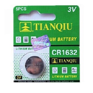 △►♀CR1632 3v Lithium Button Cell Battery For Calculator, Watch, and Toys Tianqiu Batteries (5)
