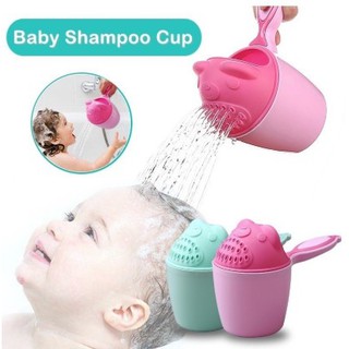 【MSH】【4types】Baby Shampoo Cartoon Baby Shampoo Cup Bathing Shower Spoons kids Washing