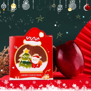 Christmas Gift Eve Hand Bag Apple Fruit Box Empty Box Gift (3)