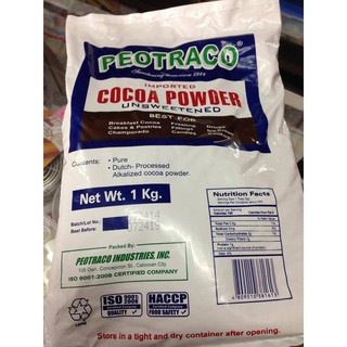 1 Kilo Peotraco Premium Unsweetened Cocoa Powder Imported Alcalized Cocoa (1)