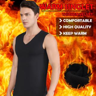Warm Singlet Men Heat Holders Thermal Underwear Short Sleeve Vest Top Blouse New