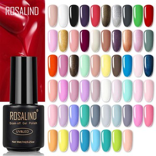 ROSALIND Nail Gel Polish 7ml Hybrid Varnish For Nail Art Semi Permanent UV Gel nail polish For Manicure