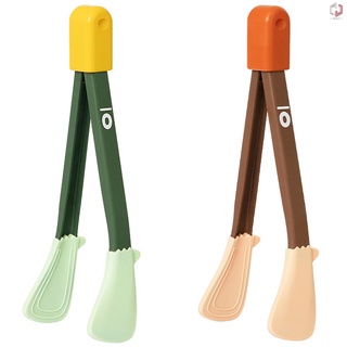 Sici Anti Scalding Food Tong Silicone Multifunctional High Temperature Resistance Cooking Tongs Household Mini Nonstick Kitchen Tongs for Kitchen Baking BBQ Roast Beef Steak
