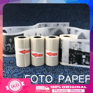 {K} 57x30mm Semi-Transparent Thermal Printing Roll Paper for Paperang Photo Printer