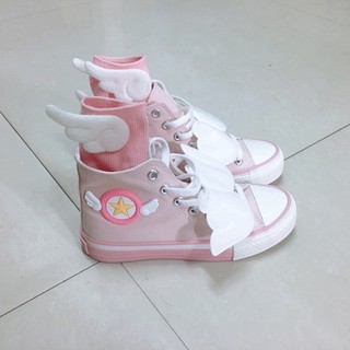 Anime Cardcaptor Sakura Magic Girl KINOMOTO SAKURA Cosplay Shoes Card Captor Board shoes Pink Cute (6)