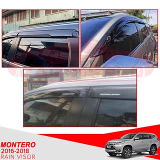 Mitsubishi Montero 2016-2019 OEM Type Rain Guard Window Visor