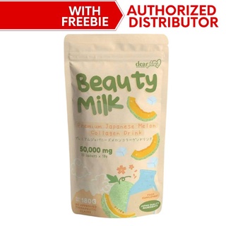Dear Face Beauty Milk Premium Japan Melon Collagen Drink Pouch 50,000 mg 180g