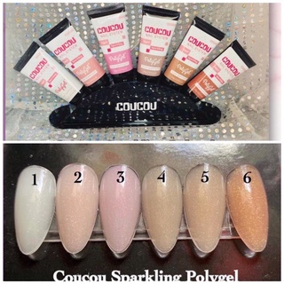 Coucou Sparkling Polygel Nail Extension