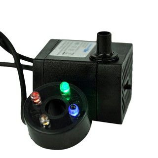 3W/5W Powerful Submersible Water Pump with LED Light Adjustable Water Flow (EU Plug) (2)
