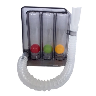 BolehDeals 3-Ball Deep Breathing Exerciser Incentive Spirometer Respiration Trainer