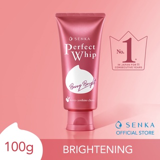NEW Senka Perfect Berry Bright Brightening Cleanser 100g [Facial Cleanser]