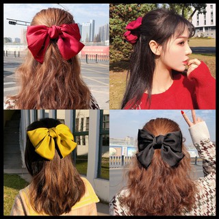 Fashion Bowknot Hair Clip Hair Band Women Girls Sweet Ponytail Rubber Band Hairpin Hair Accessories