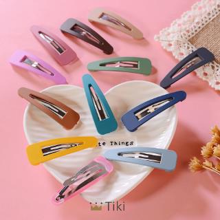 Korean Macarons Color Hairclip Geometric Matte BB Hairpin Sweet Girl Jewelry Accessories | Tiki