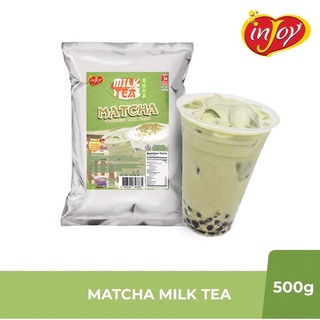 Injoy Matcha Milk tea Flavor Powder 500g