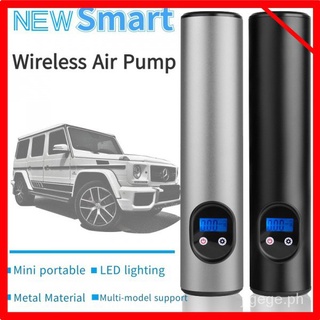 Ready Stock Car Air Pump with Battery Portable Car Tyre Inflator for Car Motorcycle and Bicycle Tires Electric#China Spot# Ca2A