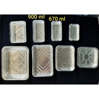 50 Pieces Aluminum Loaf Pan with Clear Lid