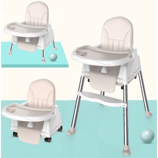 HCH Foldable High Chair Booster Seat For Baby Dining Feeding Adjustable Height & Removable Legs (7)