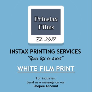 Instax Printing Services (WHITE FILM PRINT)