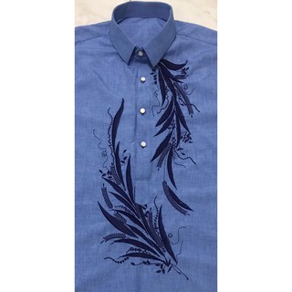 CasSha Blue Barong Embroidered