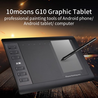 [Ready Stock]ஐ⚡G10 Graphic Tablet 8192 Levels Digital pad Drawing No need charge Windows Android Mac (7)