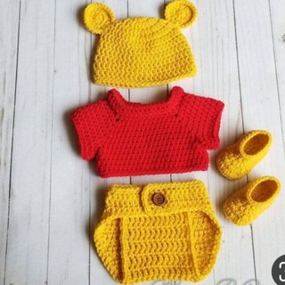 Crochet winnie the pooh set