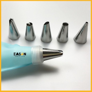 EasonShop COD 8in1 piping bag/6 pcs Nozzle Set DIY Cake Decorating Tools WELL