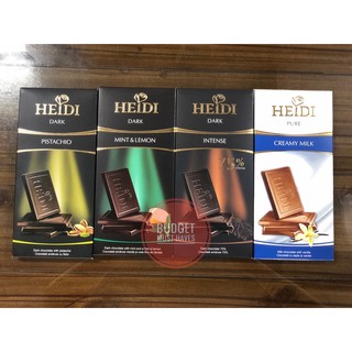 Heidi Chocolate from Switzerland, 80 grams (Keto-approved Intense Dark 75%) (5)
