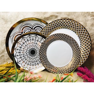 Elegant Dinner Plate 1 pc available in set available