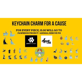 【Ready Stock】™№℡Pawssion Project Animal RescuePH Dog Breed Keychain Charms for a Cause 2