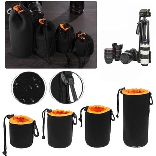 1Pcs Camera Lens Pouch Bag Neoprene Waterproof Soft Video Camera Lens Pouch Bag Case Full Size S M L