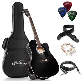 Acoustic-Electric Guitars Acoustic Guitar Senior 41 inches with Pickup 4 EQ Acoustic Guitar Super Co