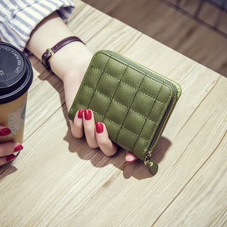 LINQING Korean cute fashion women PU leather mini wallet card key holder (3)