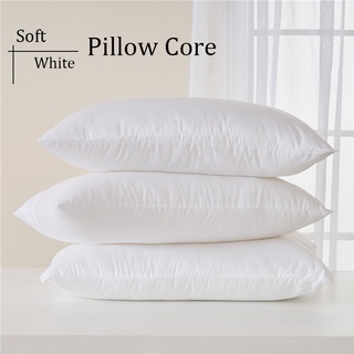 Funshally White Pillow Core Cushion Inner Filling Cotton-padded Soft Cushion Insert Cushion Core Bed