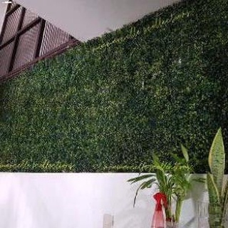 Decoration☾✁◆grass mat and wall grasss 16x24 inches makapal at maganda Ang leaves