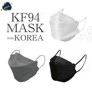 BEK KF94 10pcs Korean Face Mask Non-woven Protection Filter 3D Anti Viral Mask Korea Style