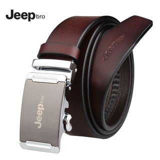 JEEP Men Belts Genuine Leather Luxury Strap Male Belt for Man Buckle Fancy