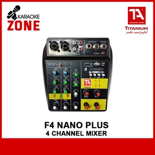 Titanium Audio F4 Nano Plus Mixer 4 Channel Professional Mixing Console (1)