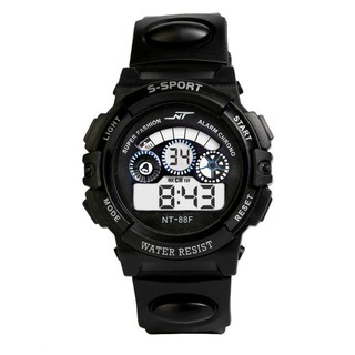 <Waterproof>Mens Digital LED Quartz Alarm Sports Wrist Watch (5)