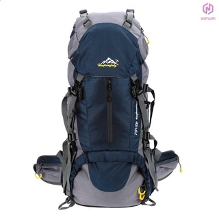 rain shoe™┇❡[U&E]Lixada 50L Waterproof Outdoor Sport Hiking Trekking Camping Travel Backpack Pack Mo